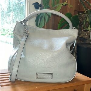 Marc Jacobs Soft Gray Hobo Bag